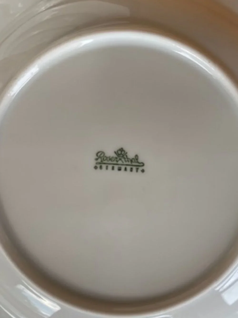 Rosenthal China Germany Continental Maria All White Rim Soup Bowls, 3, - 8 5/8